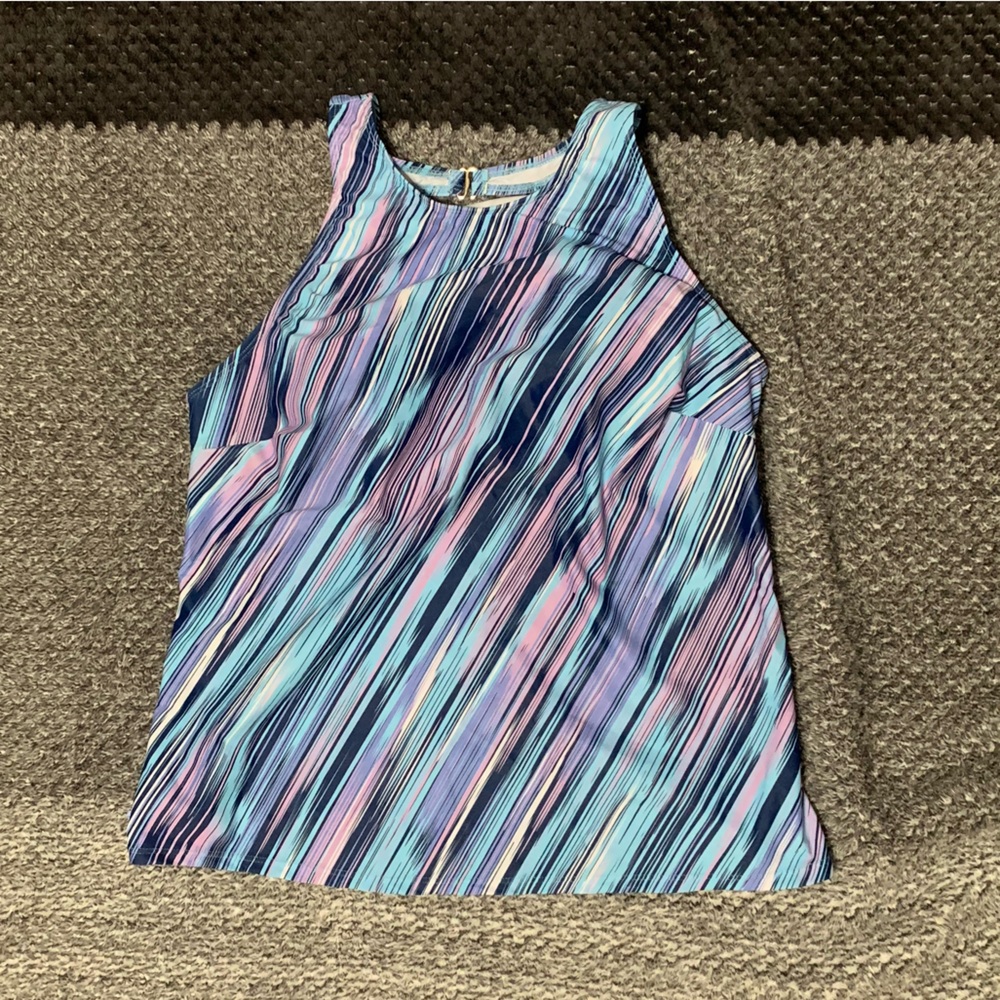 High-Neck Tankini Top